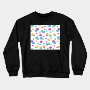 geometric figures, circles of vibrant colors Crewneck Sweatshirt